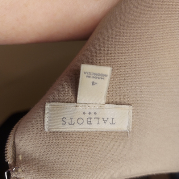 Talbots Black and Tan Dress - Picture 3 of 5